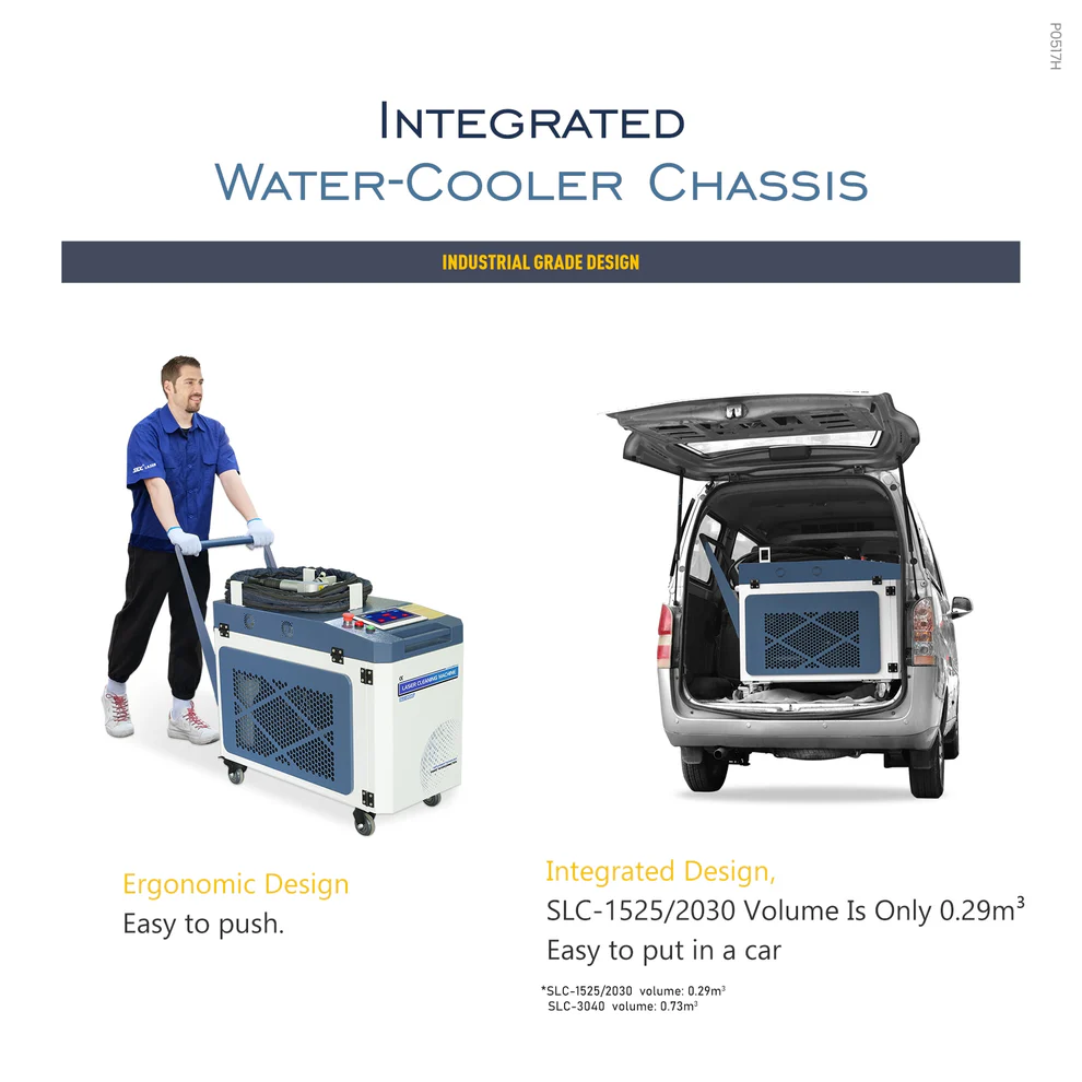 SLC Laser Cleaning Machine Integrated Water Cooler Chassis