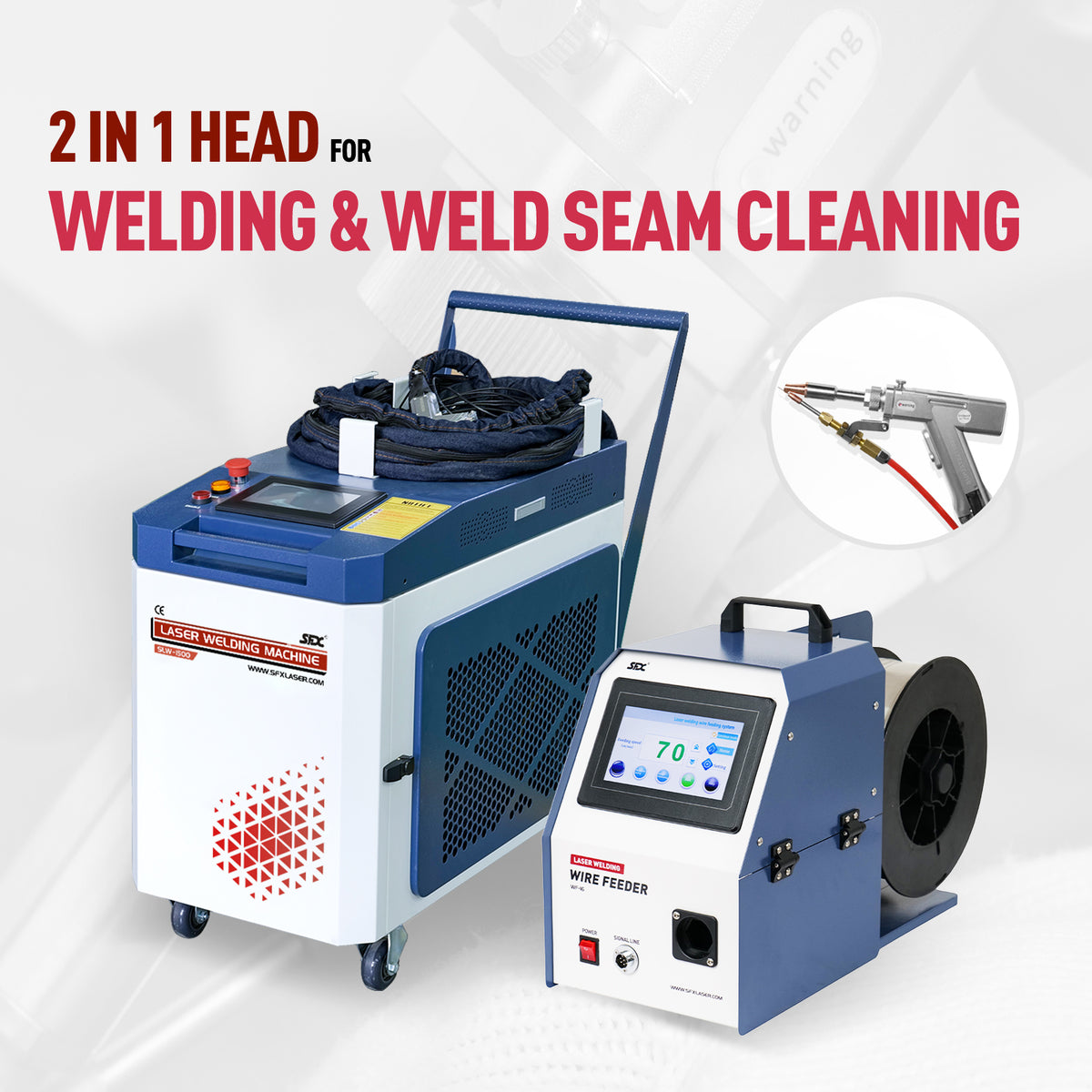 2-in-1 Laser Welding Machine Display