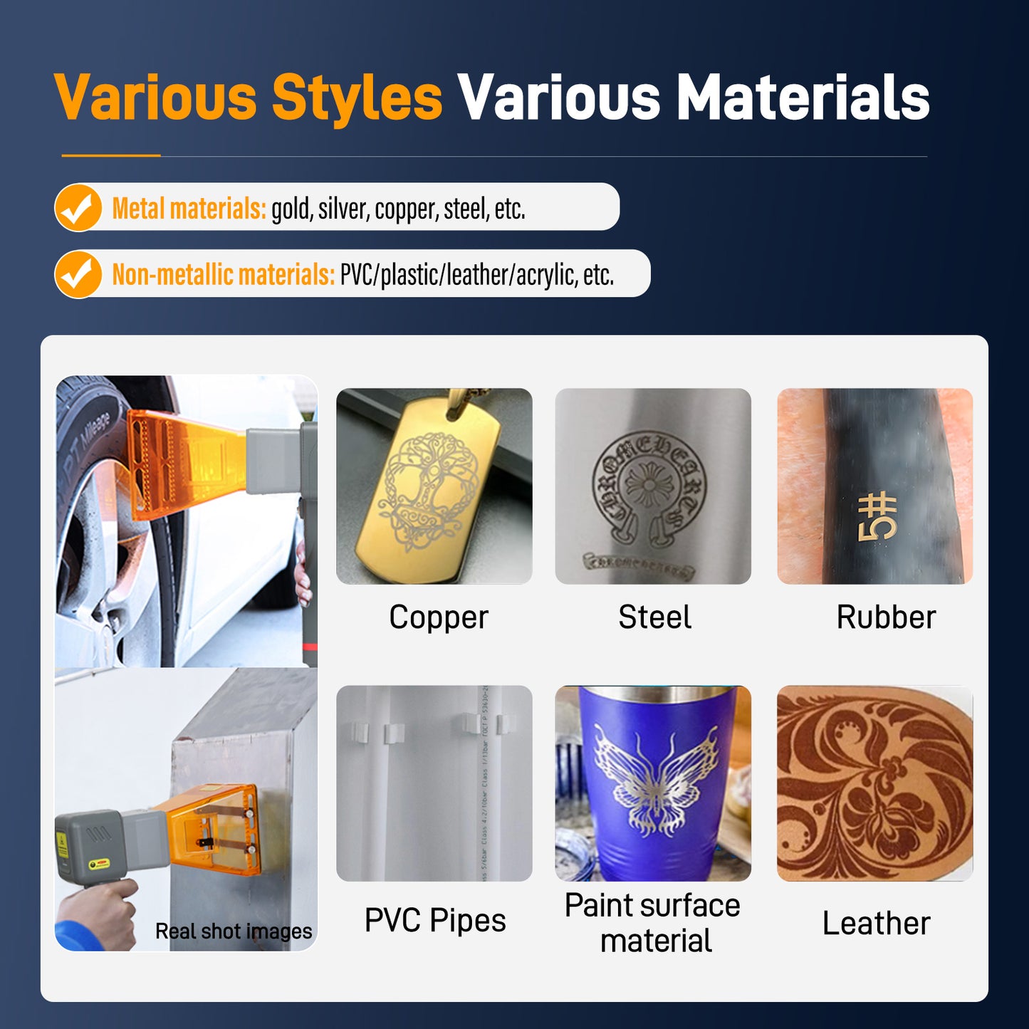 60W Portable Laser Marking Machine for Metal PVC Plastic Engraving MAX Handheld Fiber Laser Engraver