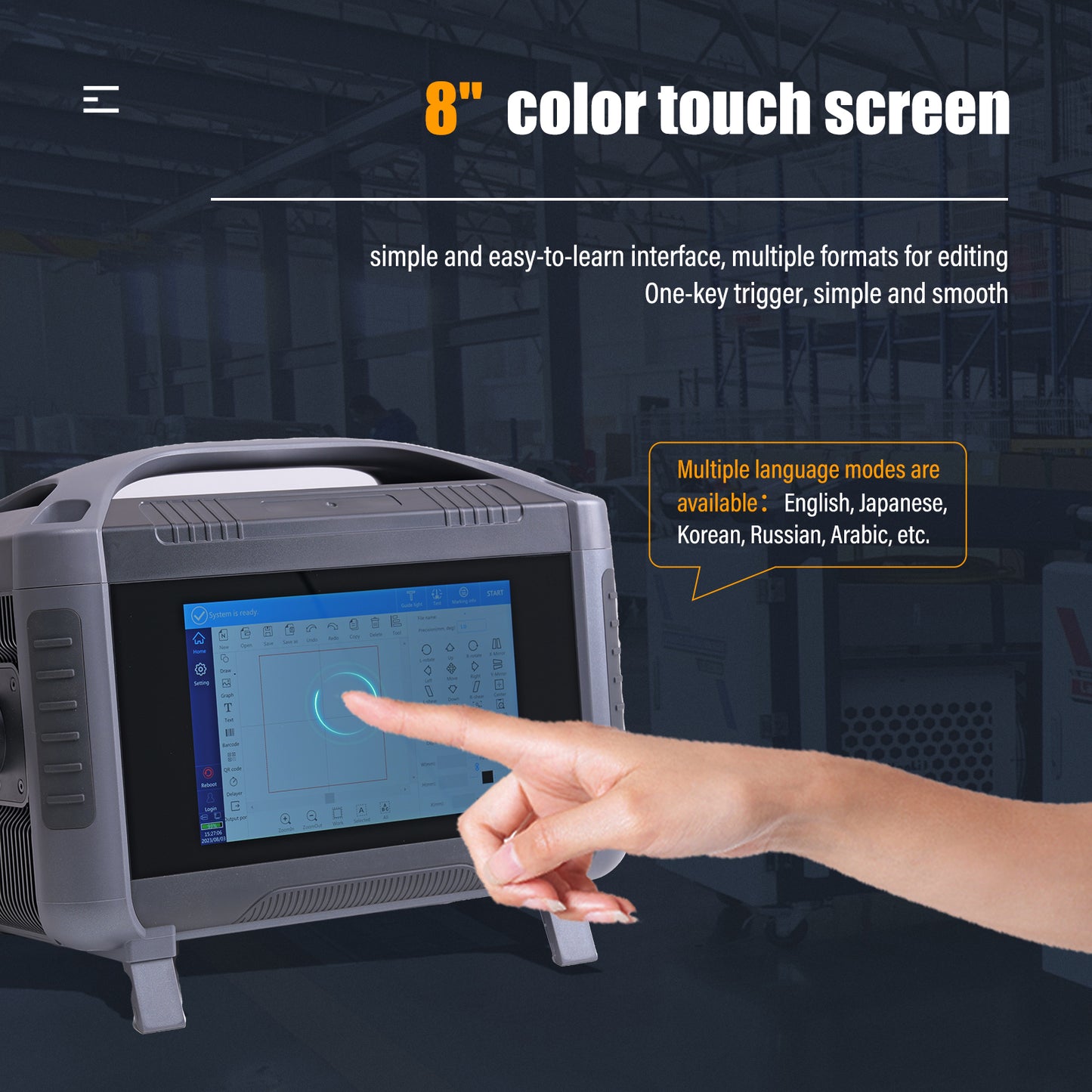 20W 30W 50W Portable Laser Marking Machine Handheld Fiber Laser Metal Engraver