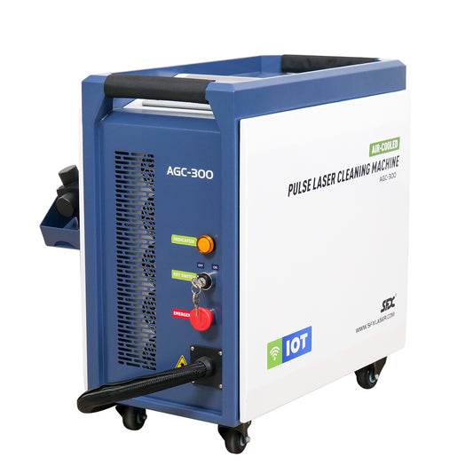 Clyertek AGC300 AGC500 IoT Pulse Laser Cleaning Machine Air-cooled Laser Rust Removal Machine