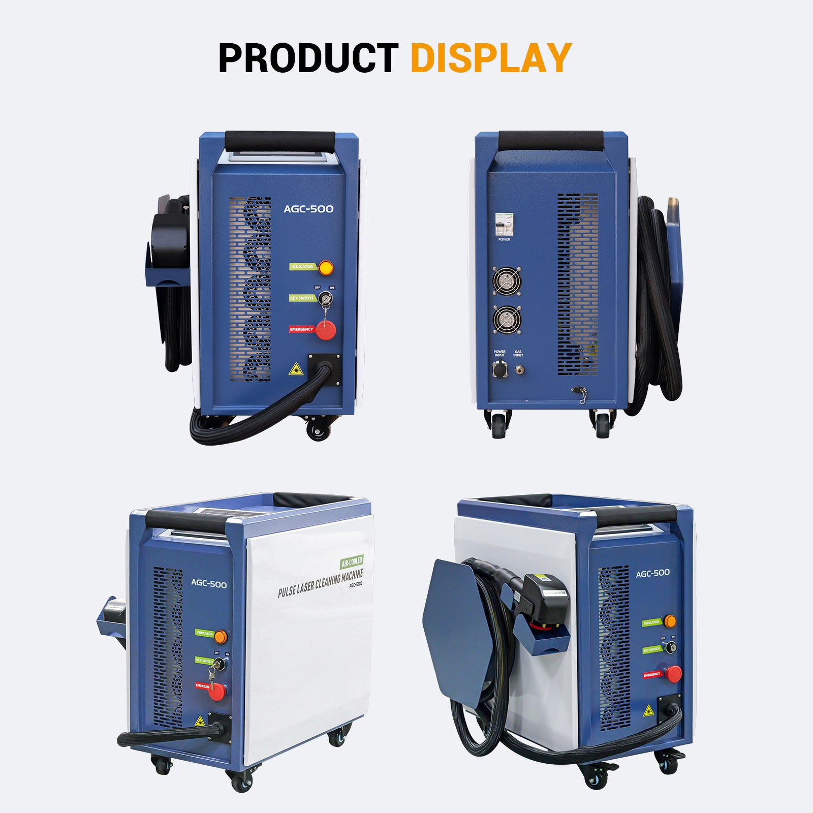 AGC Laser Cleaning Machine Product Display