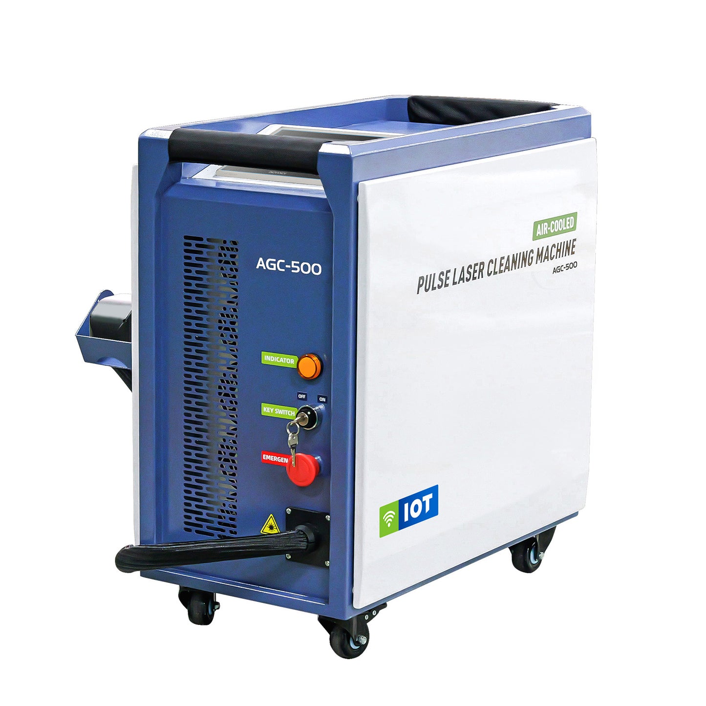 Clyertek AGC300 AGC500 IoT Pulse Laser Cleaning Machine Air-cooled Laser Rust Removal Machine