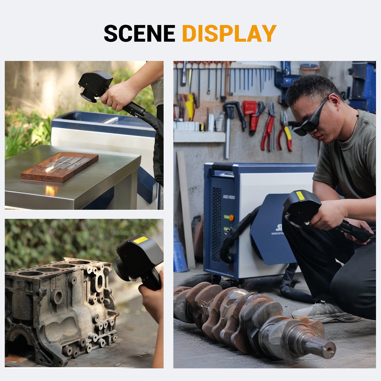AGC Laser Cleaning Machine Demo Cases