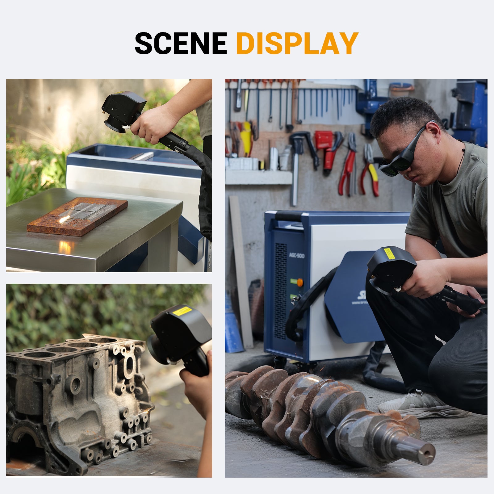 AGC Laser Cleaning Machine Demo Cases