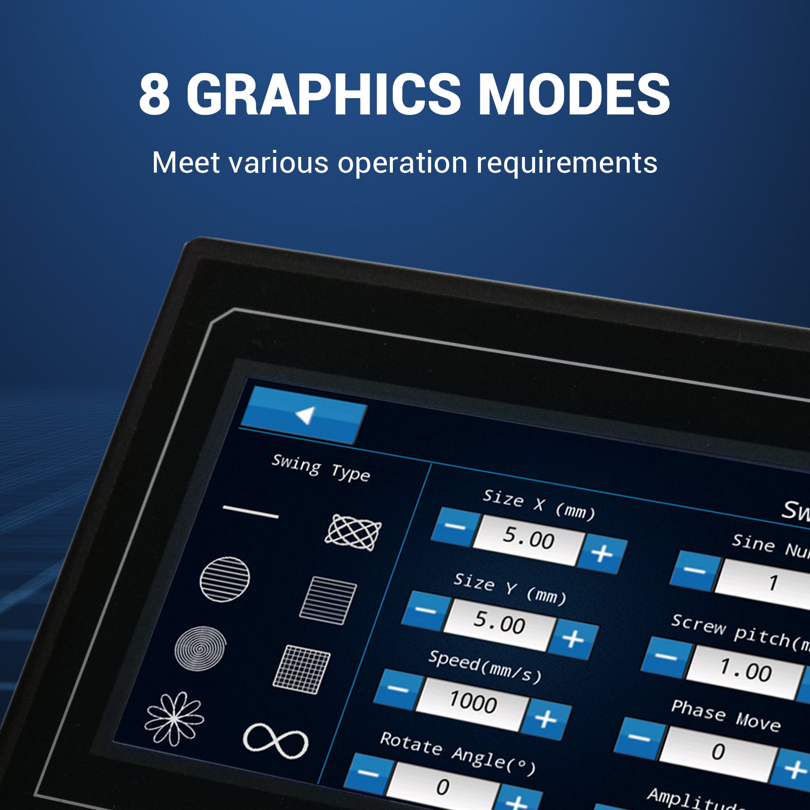 AGC Laser Cleaning Machine with 8 Graphics Modes