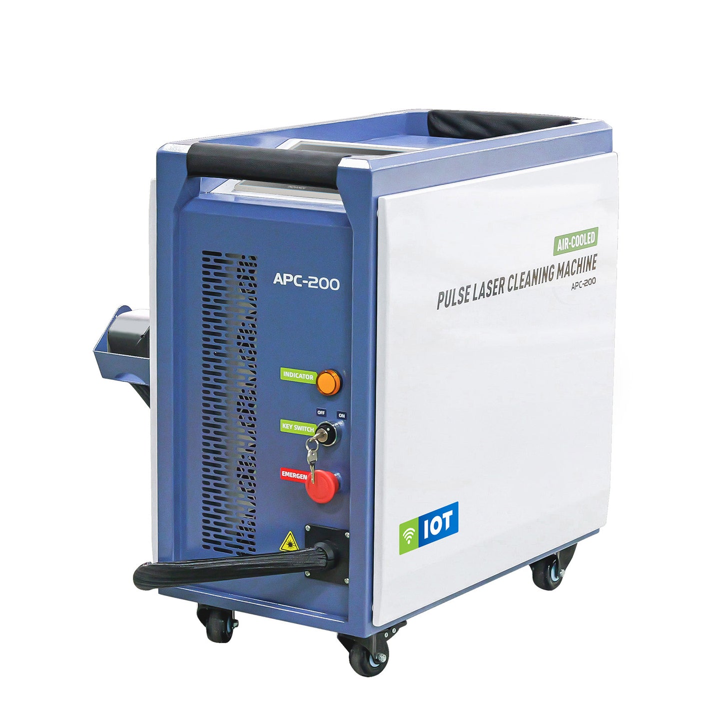 APC 200W 300W 500W IoT Laser Cleaning Machine Portable Metal Rust Wood Paint Remover