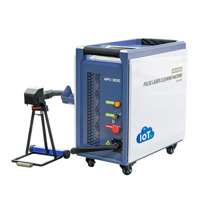 APC 200W 300W 500W IoT Laser Cleaning Machine Portable Metal Rust Wood Paint Remover
