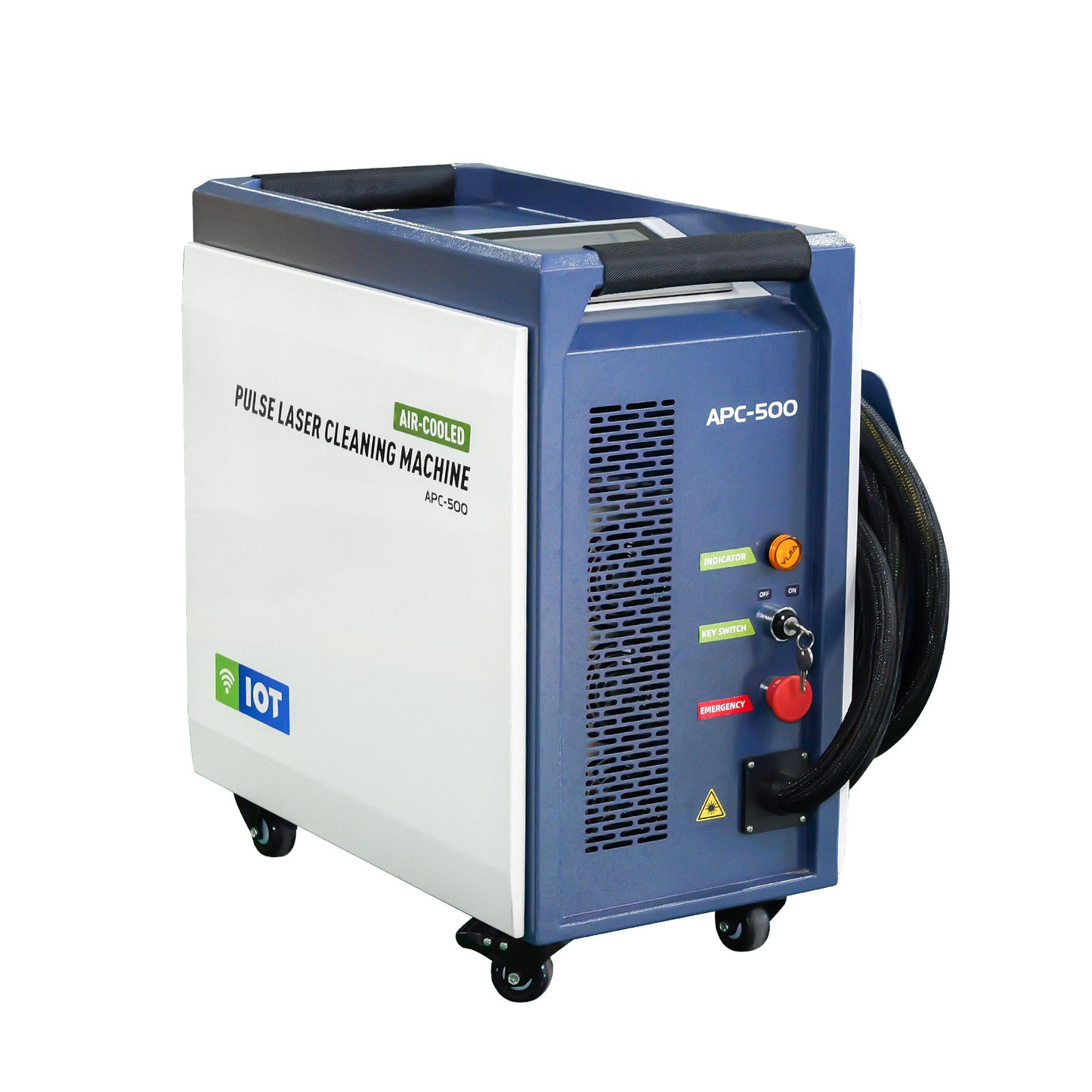APC 200W 300W 500W IoT Laser Cleaning Machine Portable Metal Rust Wood Paint Remover