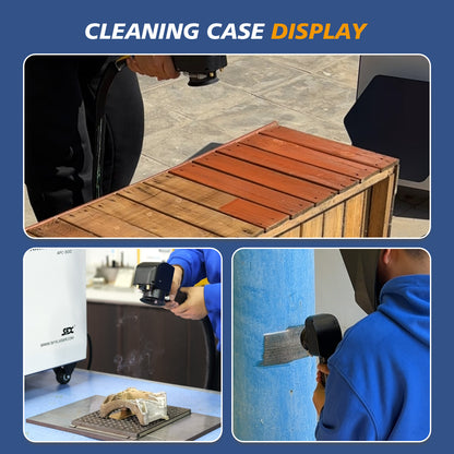 APC 200W 300W 500W IoT Laser Cleaning Machine Portable Metal Rust Wood Paint Remover