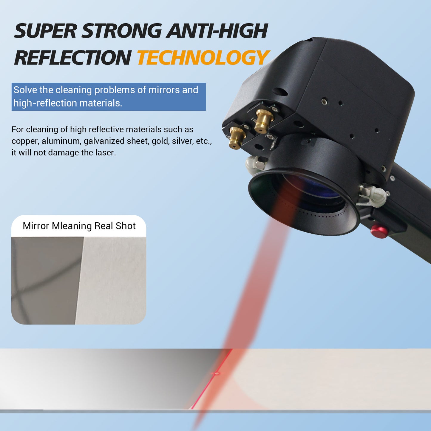 APC 200W 300W 500W IoT Laser Cleaning Machine Portable Metal Rust Wood Paint Remover