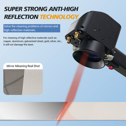 APC 200W 300W 500W IoT Laser Cleaning Machine Portable Metal Rust Wood Paint Remover
