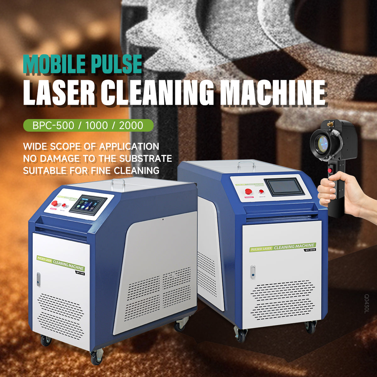 BPC 500W 1000W 2000W Pulse Laser Cleaning Machine