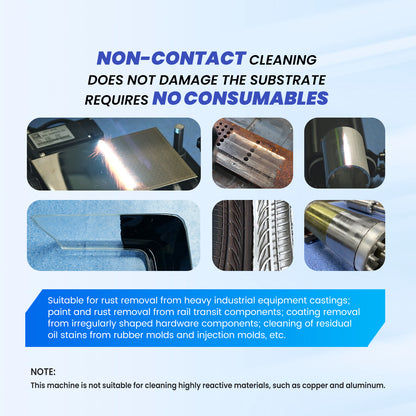 Clyertek 500W 6-Axis Robotic Laser Cleaning Machine Rust Paint Oxide Layer Remover