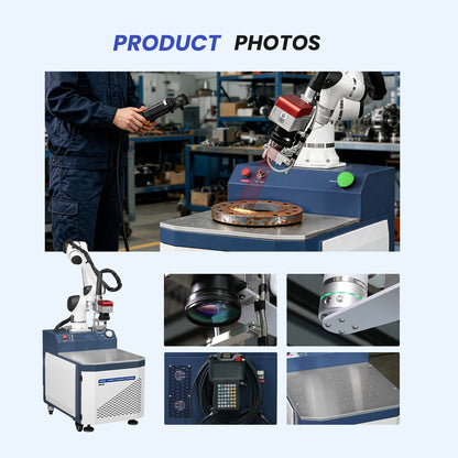 Clyertek 500W 6-Axis Robotic Laser Cleaning Machine Rust Paint Oxide Layer Remover
