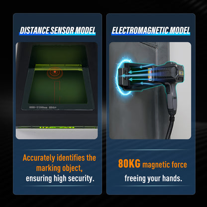 20W 30W 50W Pro Model Portable Laser Marking Machine Fiber with 100*100mm Marking Area