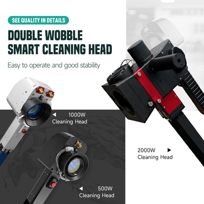 500W 1000W 2000W Pulse Laser Cleaning Machine High Efficiency Rust Paint Mold Cleaning Machine