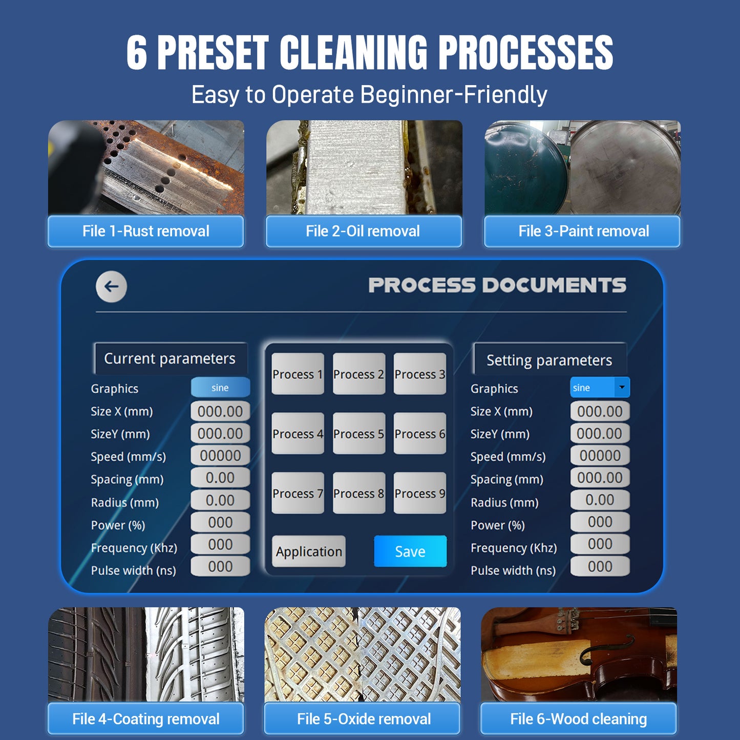 MPC 200W 300W Pulse Laser Cleaner Mold Cleaning Machine Handheld Laser Rust Remover