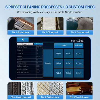 Easy Operation AGC Laser Cleaning Machine