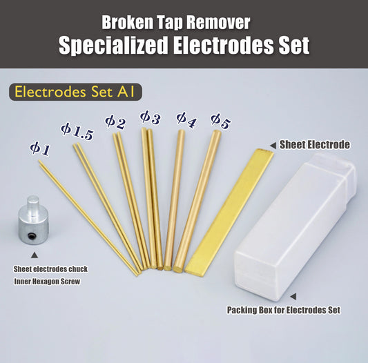 Electrode Set for Portable EDM Broken Tap Remover Machine