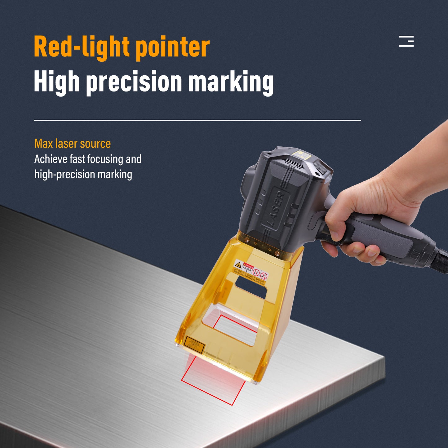 20W 30W 50W Portable Laser Marking Machine Handheld Fiber Laser Metal Engraver