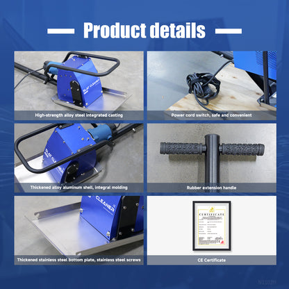 JS-1000 JS-2300 Slat Cleaner for 1KW-15KW Laser Cutting Machine 3-8mm Slag Removal Tool