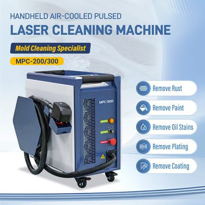 MPC 200W 300W Pulse Laser Cleaner Mold Cleaning Machine Handheld Laser Rust Remover