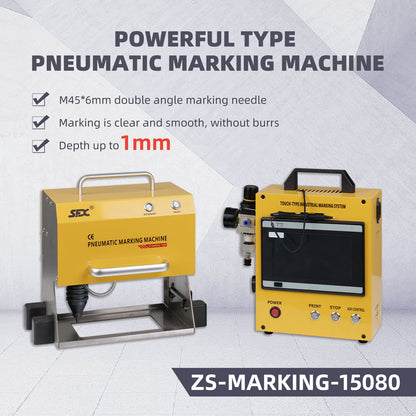 Clyertek Pneumatic Marking Machine Dot Peen Metal Engraver