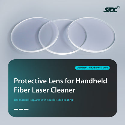200W 300W 500W Pulse and BLC 1500W 2000W 3000W CW Laser Cleaning Machine Protective Lens