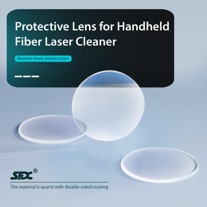 200W 300W 500W Pulse and BLC 1500W 2000W 3000W CW Laser Cleaning Machine Protective Lens