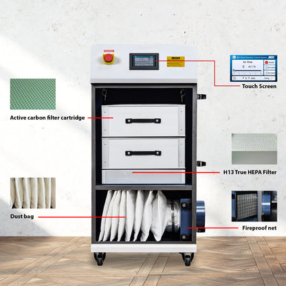 Clyertek Smoke Purifier Laser Cleaning Machine Fume Extractor