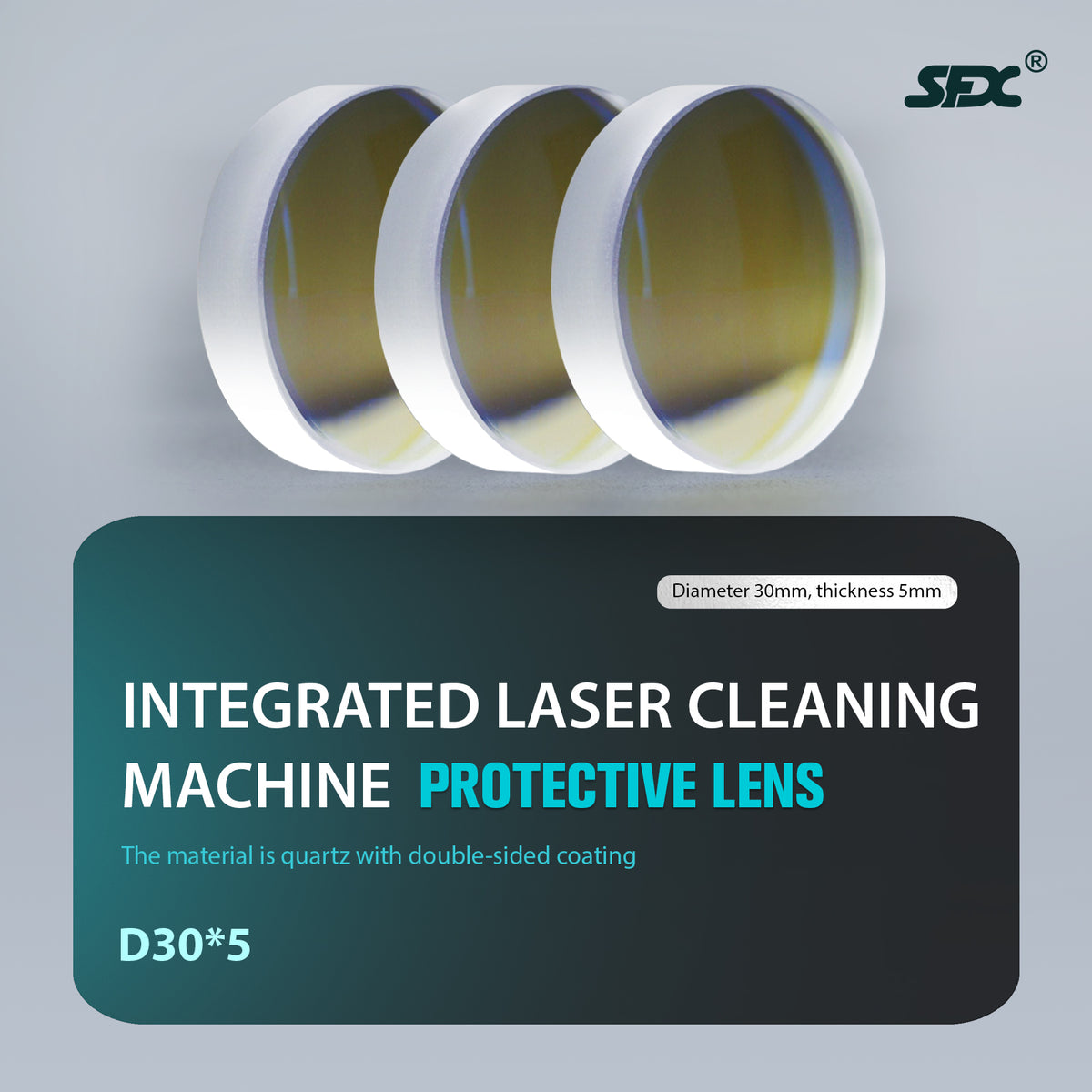 SLC 1500W 2000W 3000W ALC-1500 Continuous Laser Cleaning Machine Protective Lens