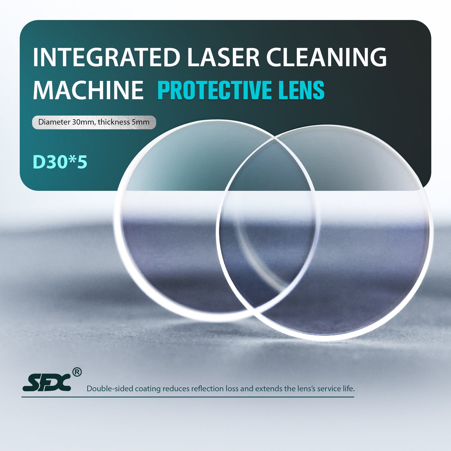 SLC 1500W 2000W 3000W ALC-1500 Continuous Laser Cleaning Machine Protective Lens