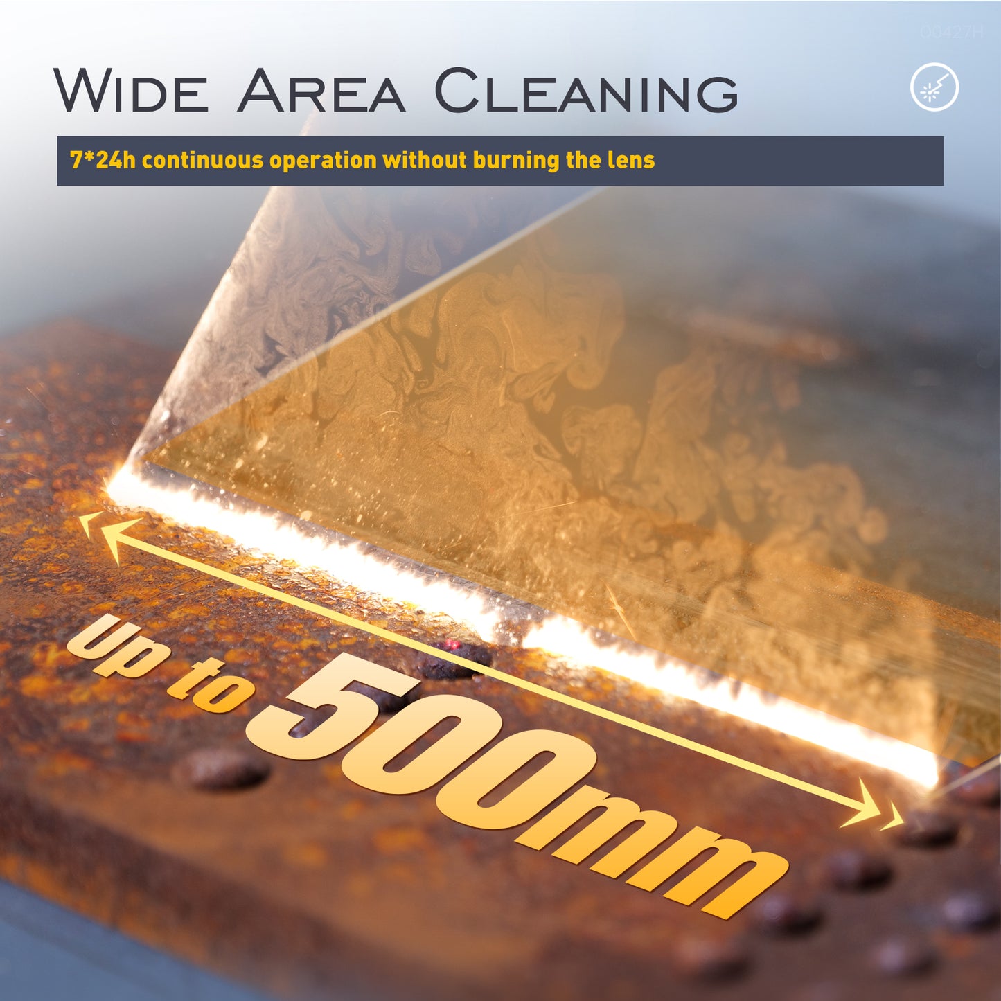SLC Laser Cleaning Machine Cleaning Width up to 500mm
