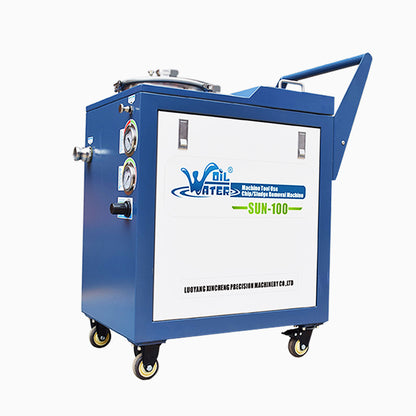 SUN-100 CNC Coolant Tank Cleaning Machine for Chip and Sludge Removal