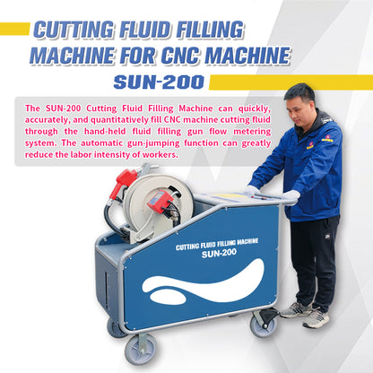 SUN-200 Automatic CNC Coolant Filling Machine with 170L Tank