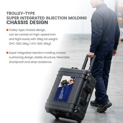 Trolleycase Deisgn 300W 500W Laser Cleaning Machine