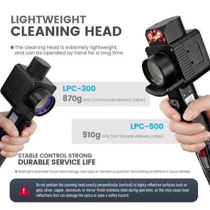 Trolleycase Laser Cleaning Machine Light Weight Head